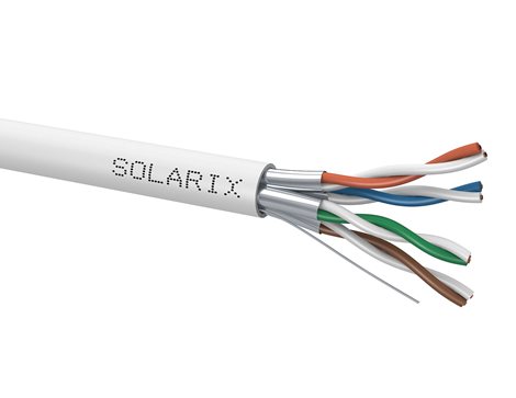 SXKD-6A-STP-LSOH Instalační kabel Solarix CAT6A STP LSOH 500m/špulka 1