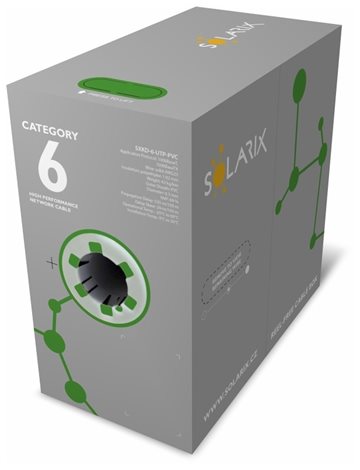 SXKD-6-UTP-PVC Instalační kabel Solarix CAT6 UTP PVC 305m/box 2