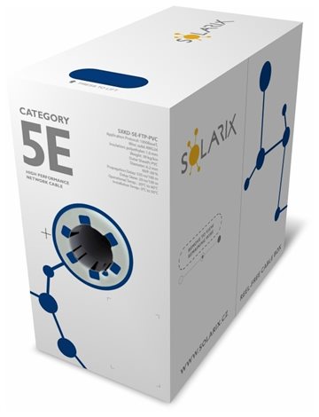 SXKD-5E-FTP-PVC Instalační kabel Solarix CAT5e FTP PVC 2